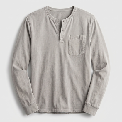 Bramley Classic Henley - Off White