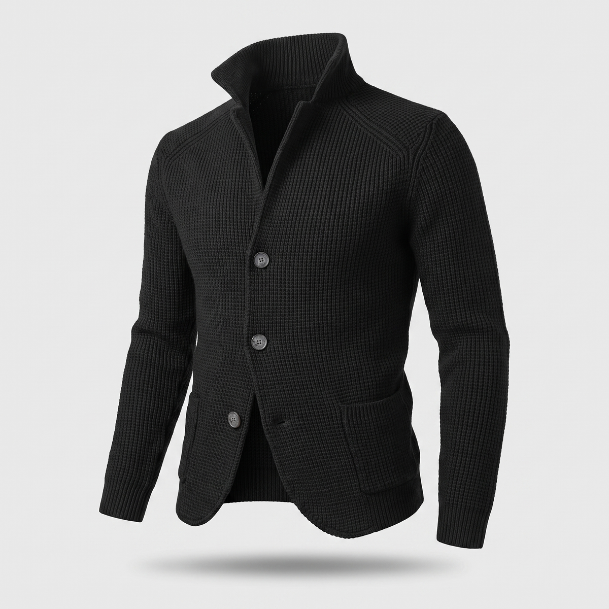 Branford Men’s Cardigan - Black