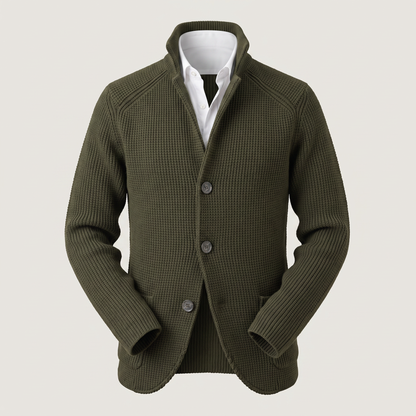 Branford Men’s Cardigan - Green