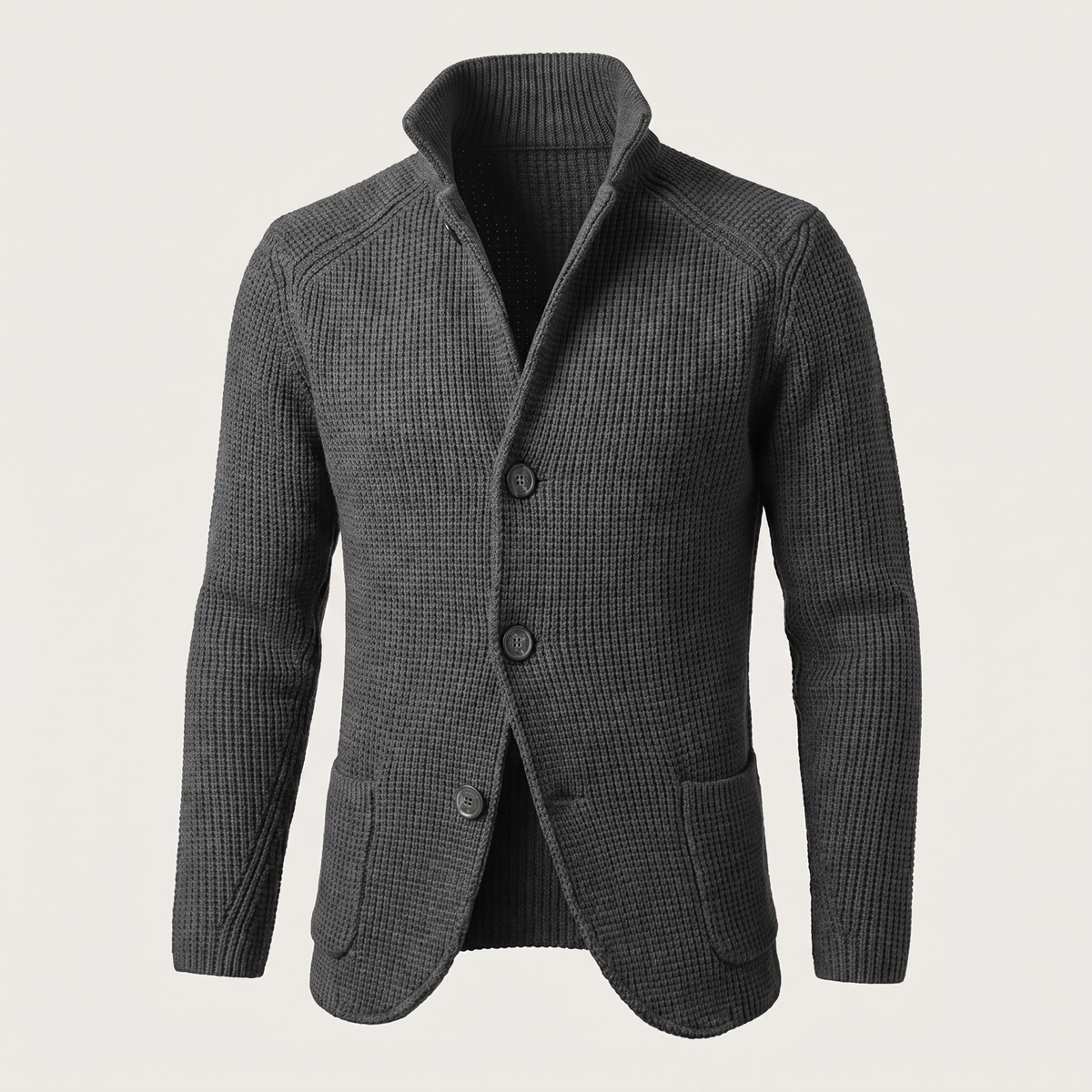 Branford Men’s Cardigan - Grey