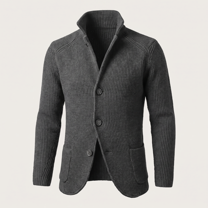 Branford Men’s Cardigan - Grey