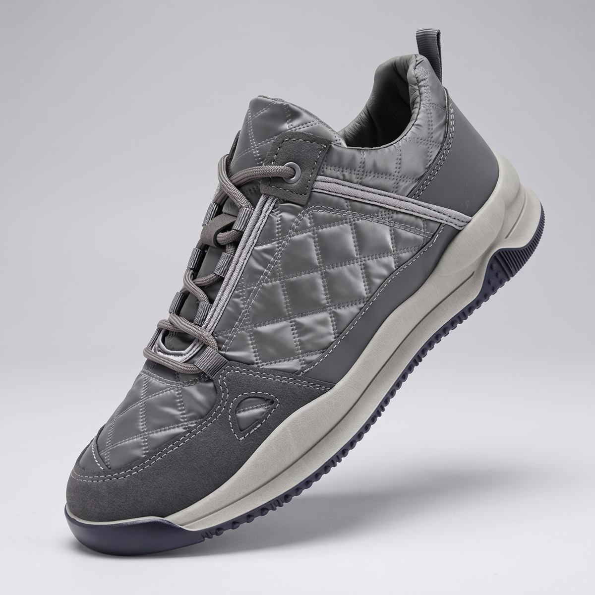 Breathable Comfort Slip Ons - Grey