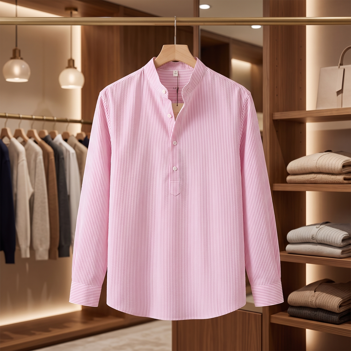 Bredbury Smart-Casual Shirt - Pink