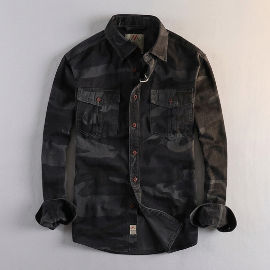 Brentford Utility Button-Up Shirt - Black
