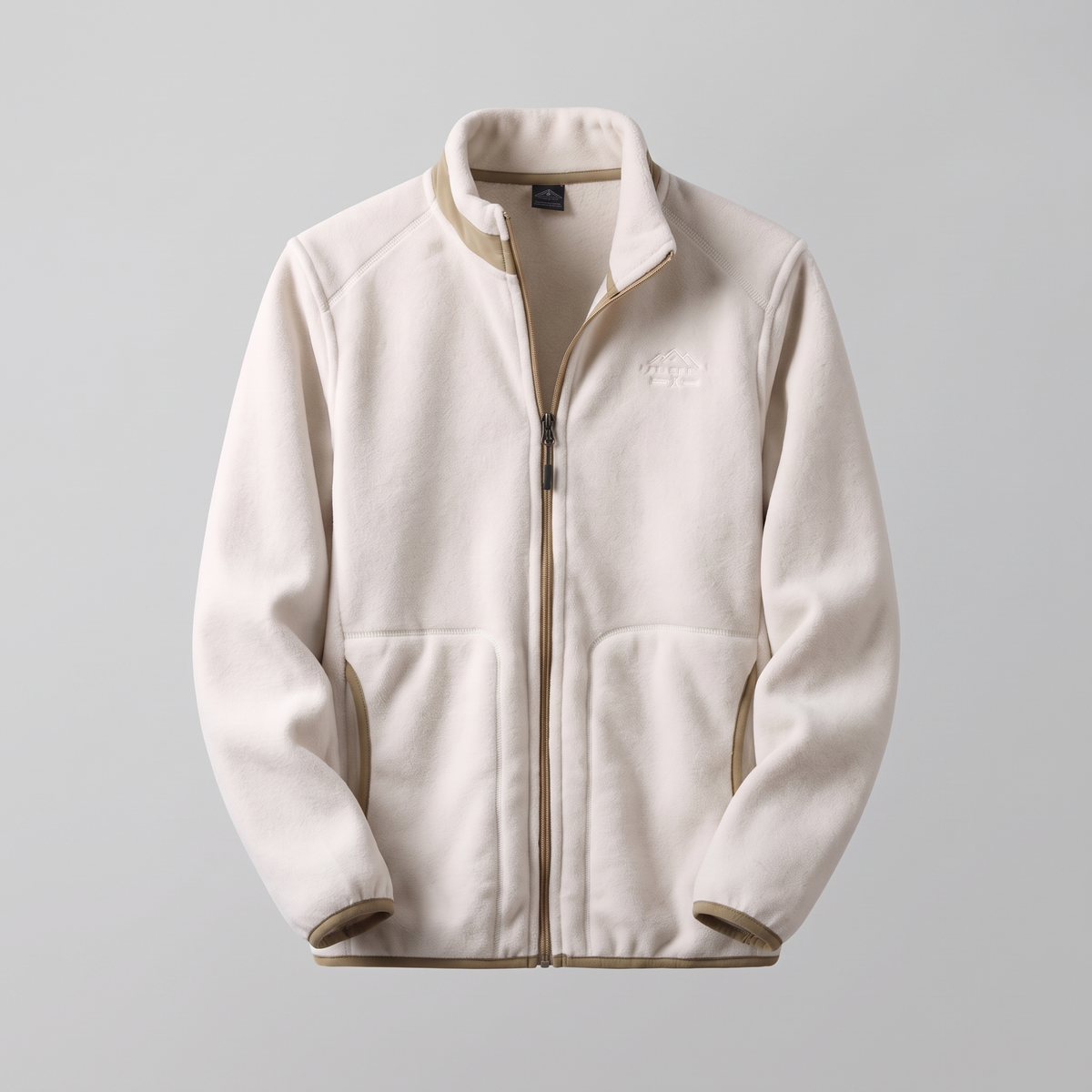Briarwood Fleece Zip Jacket - Off White