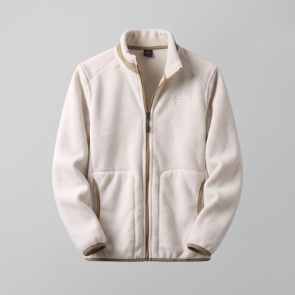 Briarwood Fleece Zip Jacket - Off White