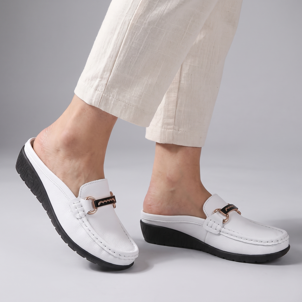 Briony Leather-Look Comfort Loafers