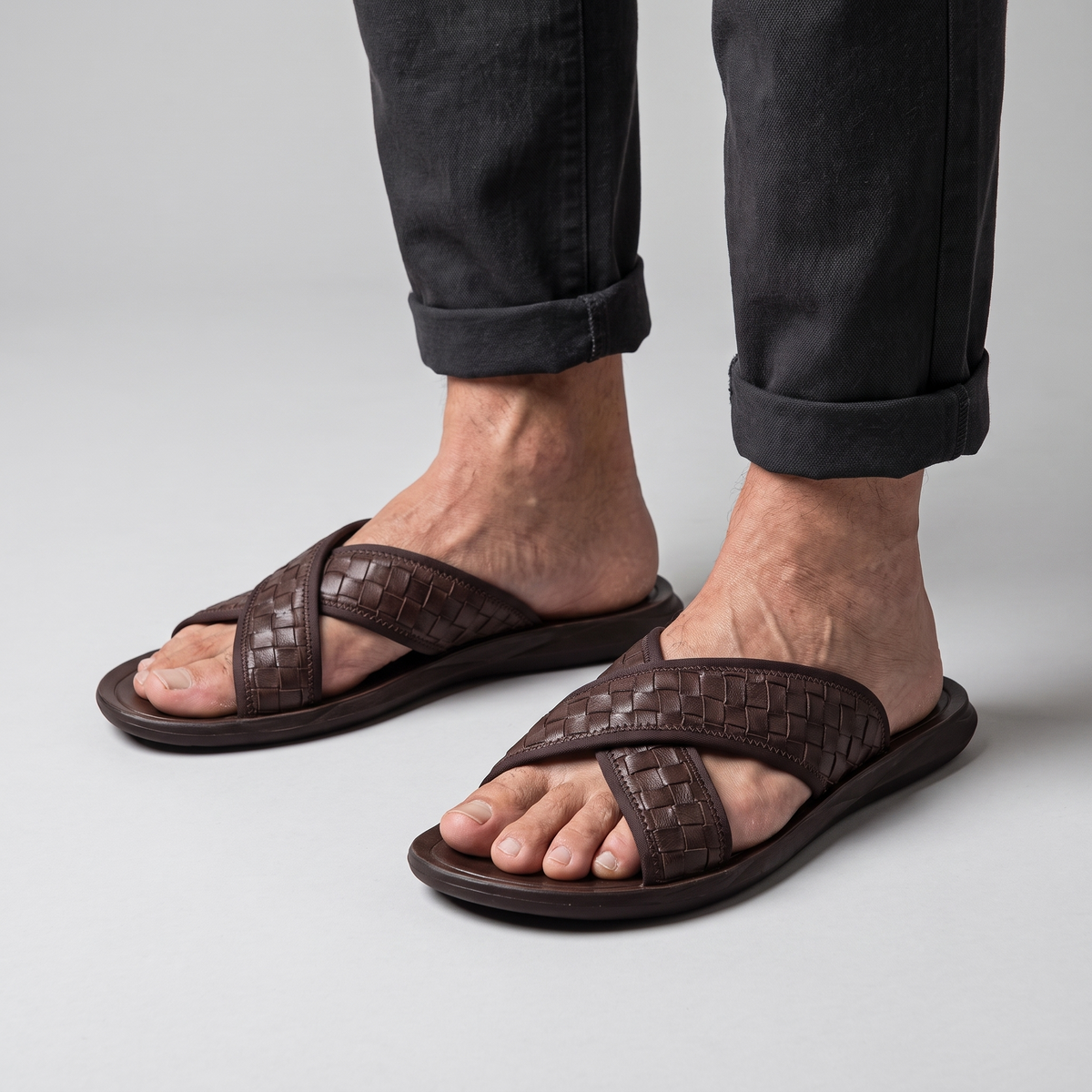 Briony Soft Leather-Look Sandals