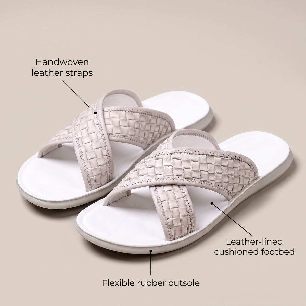Briony Soft Leather-Look Sandals