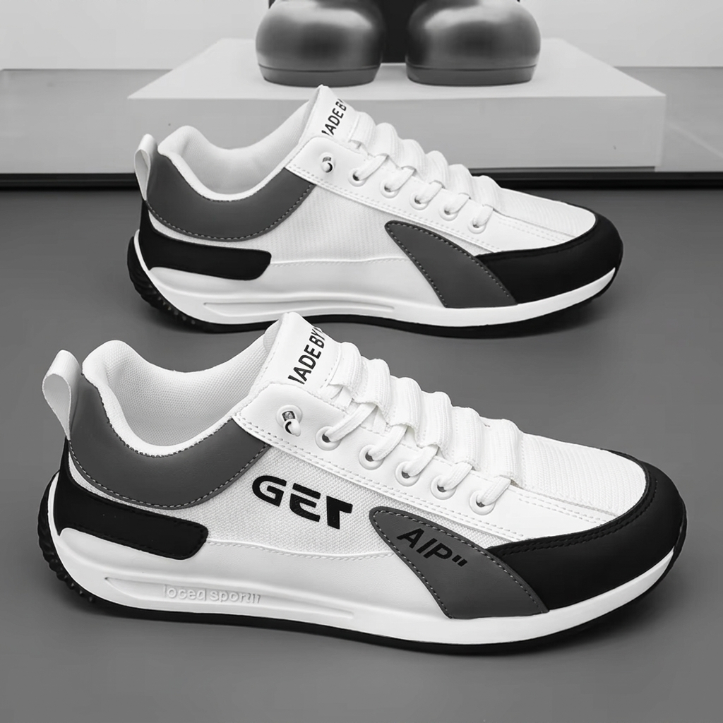 Brisworth Easy-Lace Walking Shoes - White