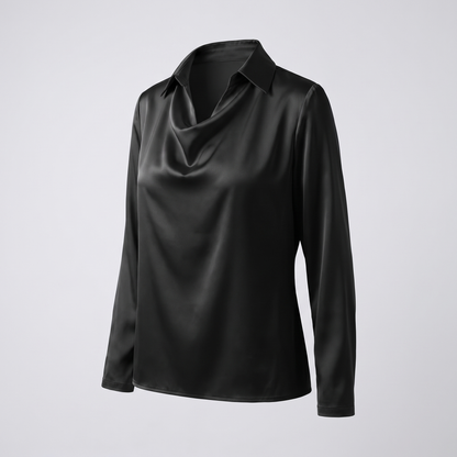 Brooklyn Elegant Blouse - Black
