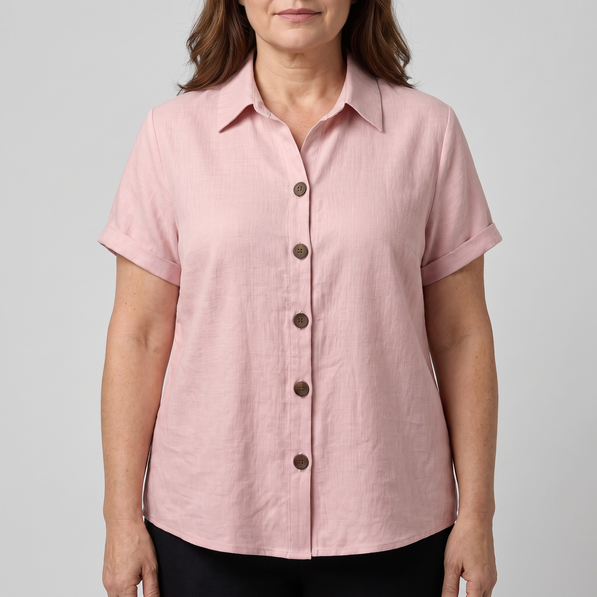 Button Front Blouse
