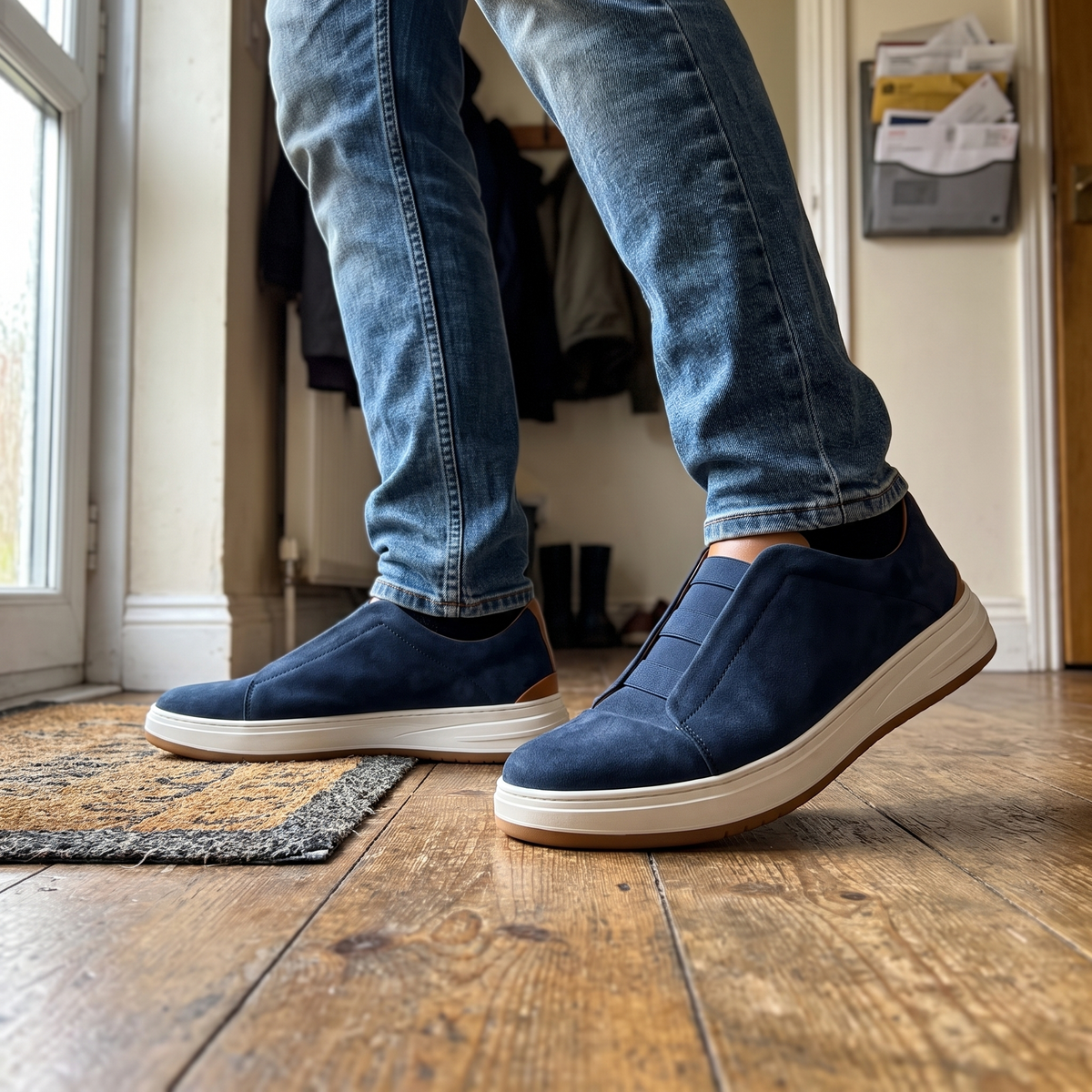 Calder Suede-Look Sneakers