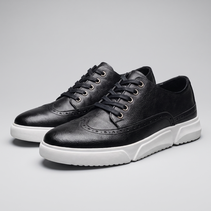 Caldwell Brogue Sneakers - Dark Brown