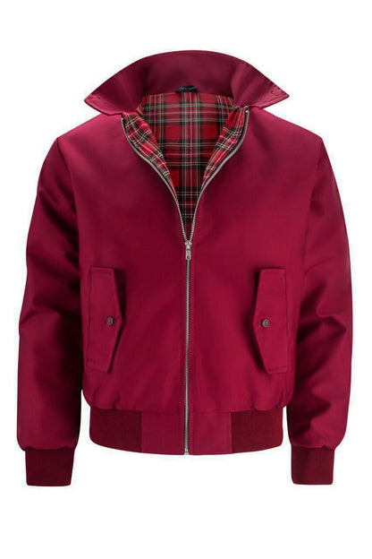 Caldwell Stone Utility Jacket - Burgundy
