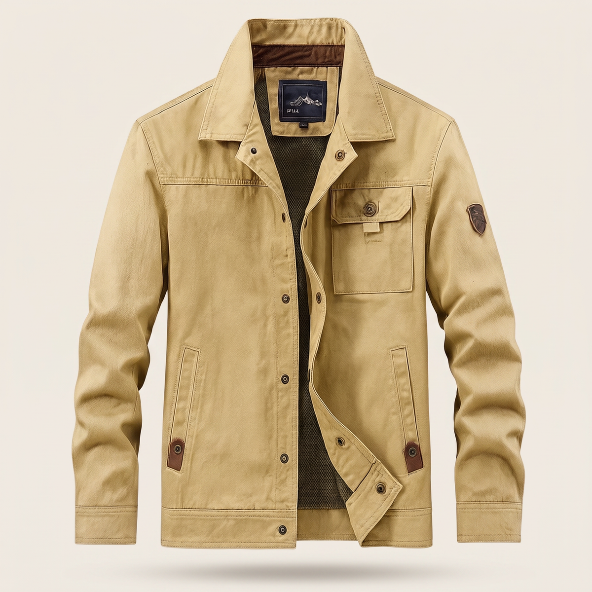 Caldwell Utility Jacket - Dune Khaki