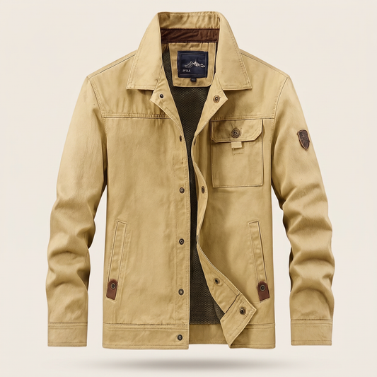 Caldwell Utility Jacket - Dune Khaki