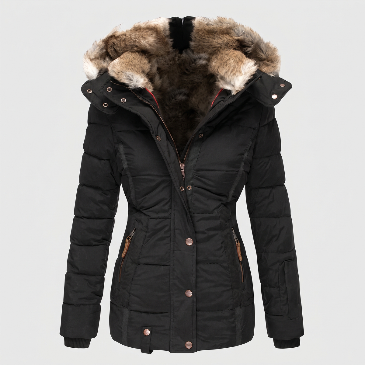 Calindra Cozy Coat - Black