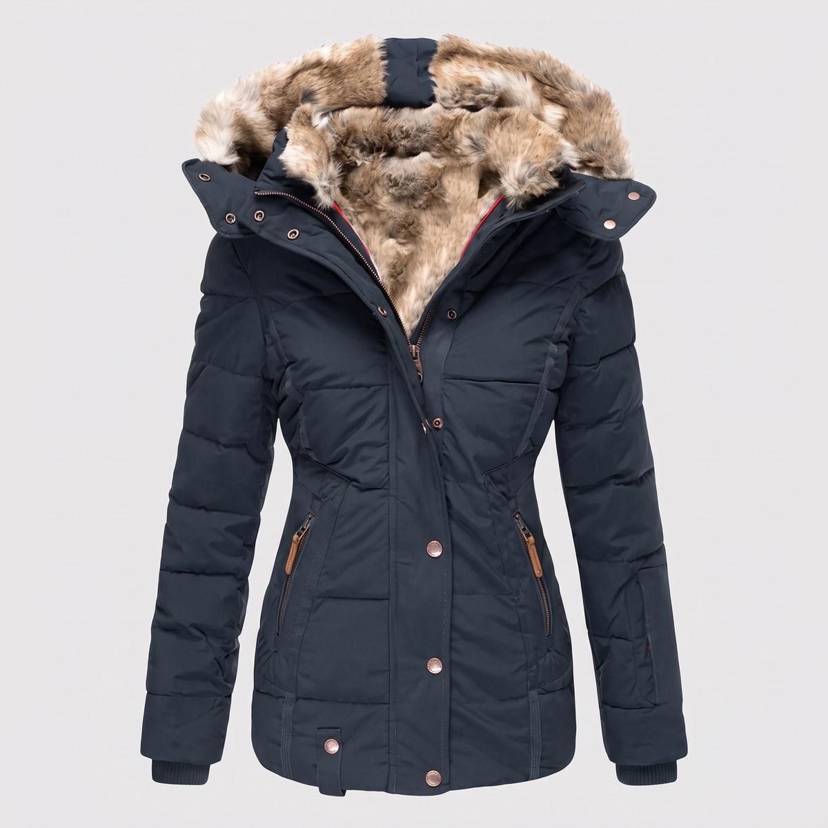 Calindra Cozy Coat - Blue