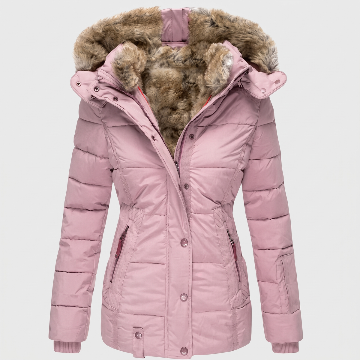 Calindra Cozy Coat - Pink