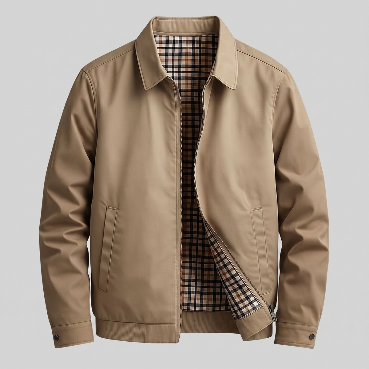 Callum Utility Jacket - Light Khaki