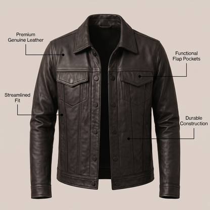 Camden Leather-Look Jacket