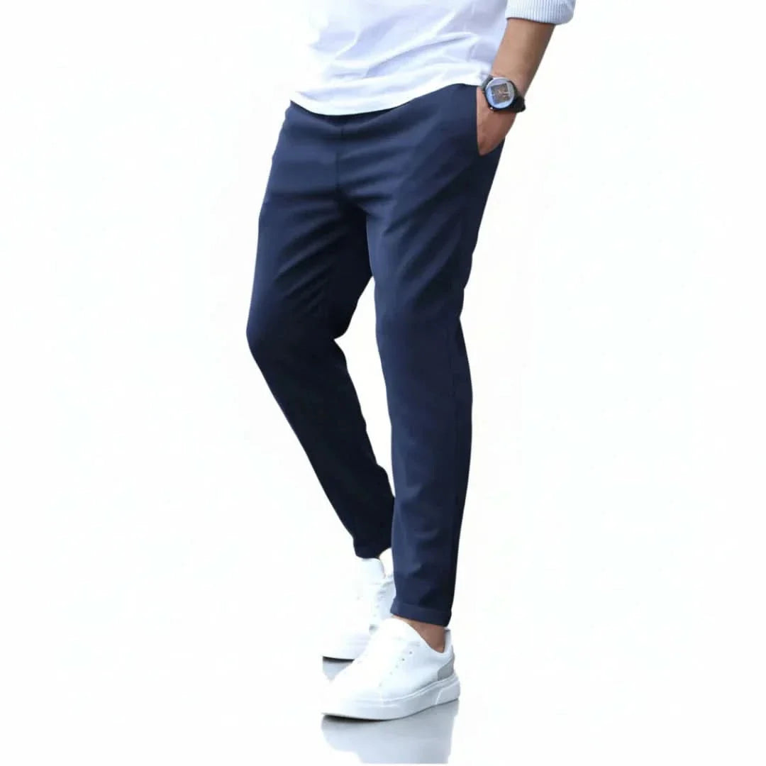 Camden Slim Fit Trousers - Navy Blue