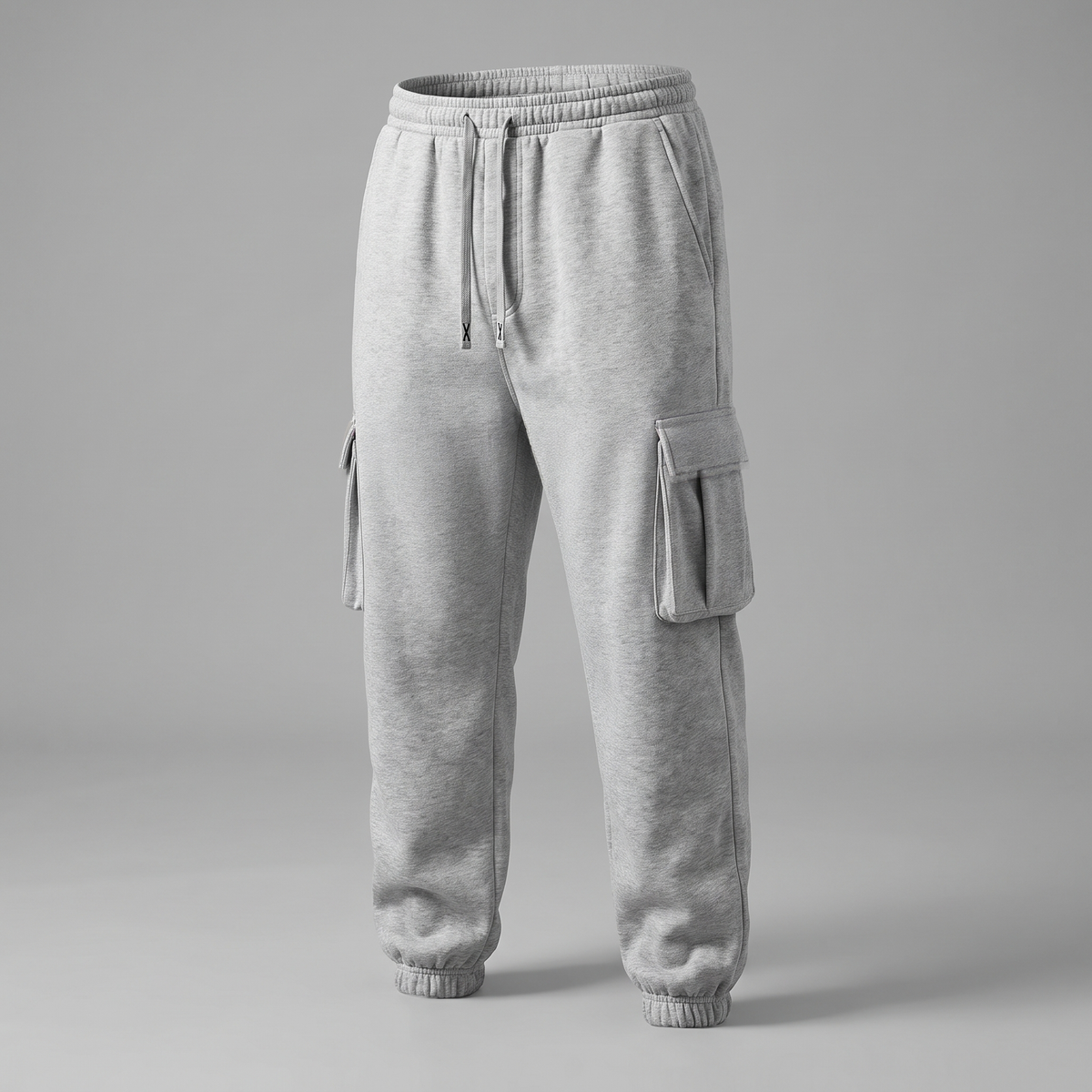 Cargo Pocket Jogger Trousers - Light Grey
