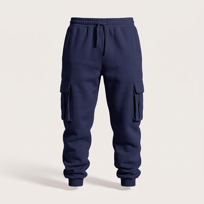 Cargo Pocket Jogger Trousers - Navy Blue