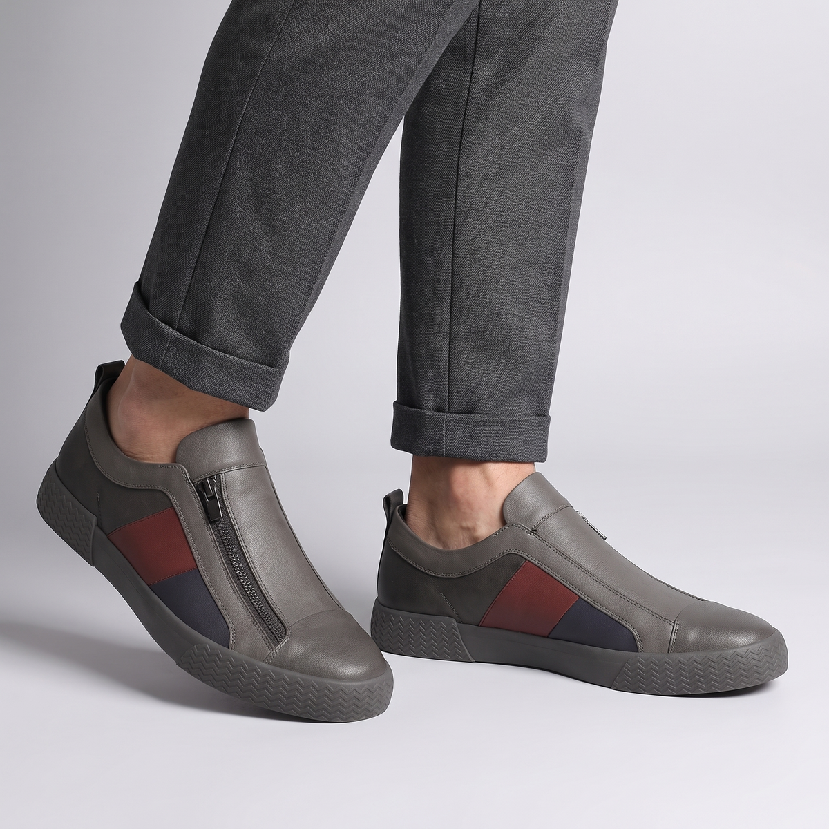Carradon Leather-Look Sneakers