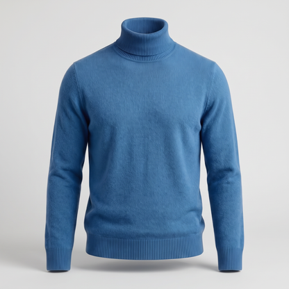 Carrington Turtleneck - Blue