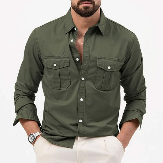 Carrington Utility Shirt - Army Green