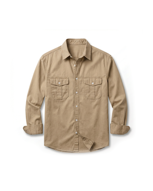 Carrington Utility Shirt - Khaki
