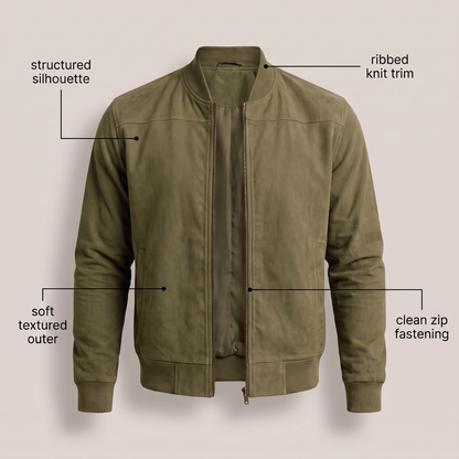 Carter Premium Suede-Look Jacket