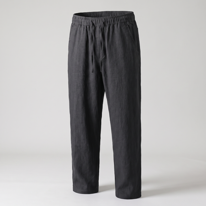 Casa Linen Pants - Black