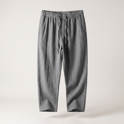 Casa Linen Pants - Grey