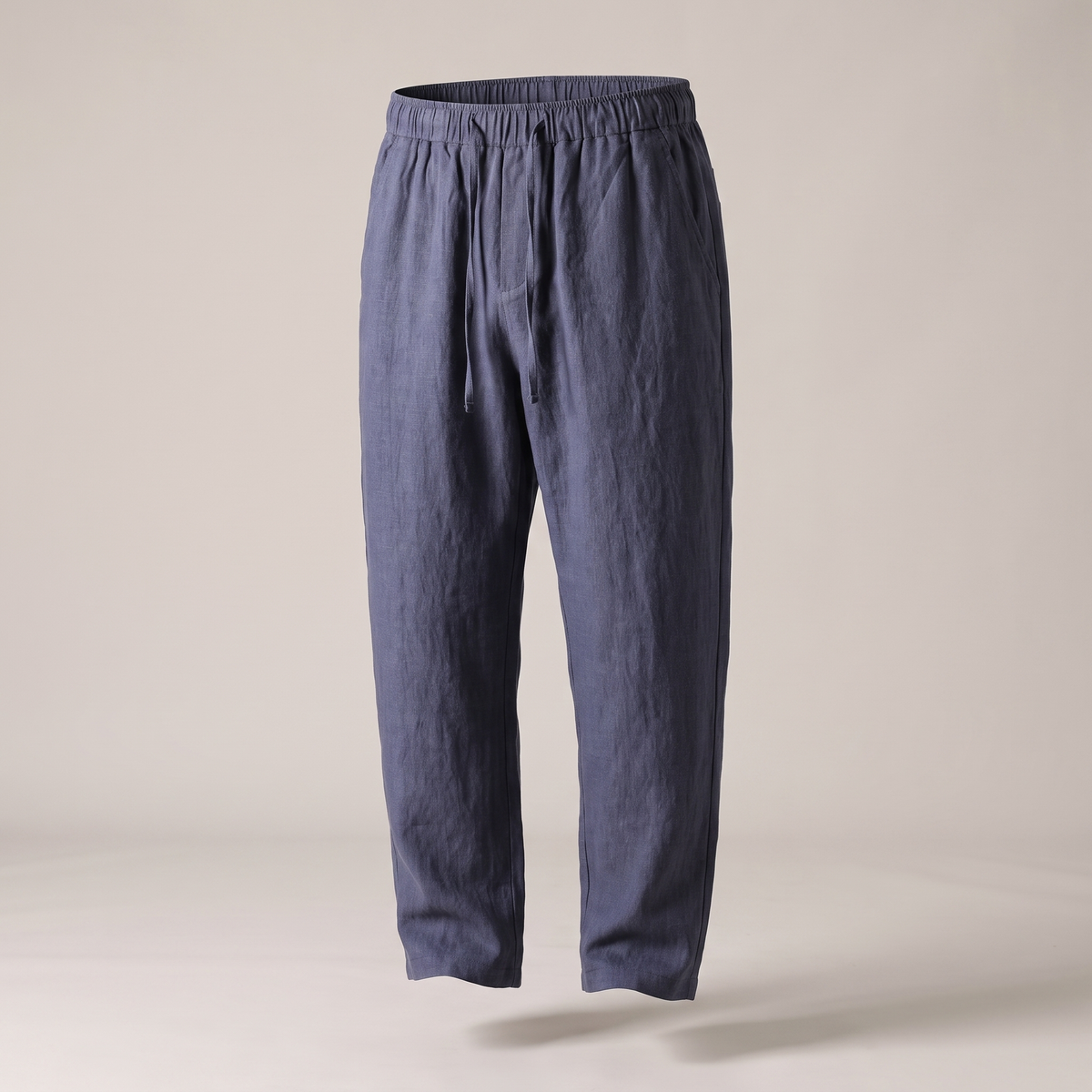 Casa Linen Pants - Navy Blue