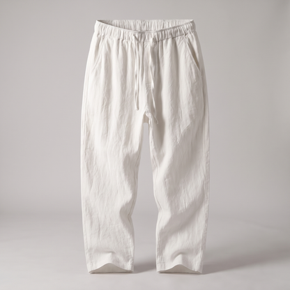 Casa Linen Pants - White