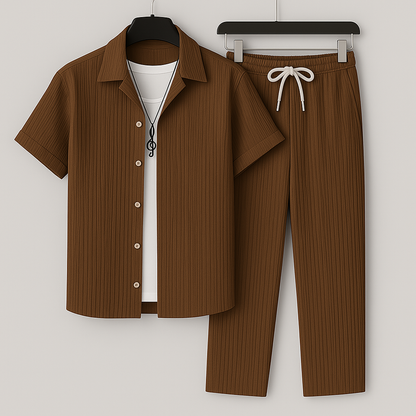 Cavari Relax Linen Set - Brown
