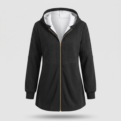 Cecily Longline Knit Cardigan - Black