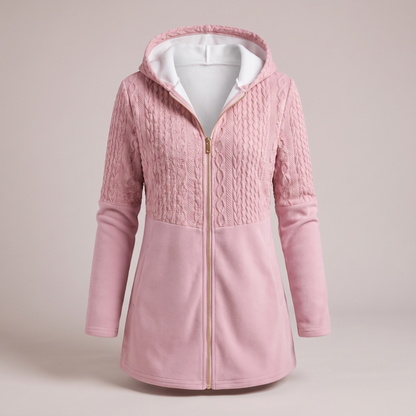 Cecily Longline Knit Cardigan - Pink