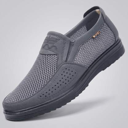Cedric Air-Mesh Loafers - Dark Grey