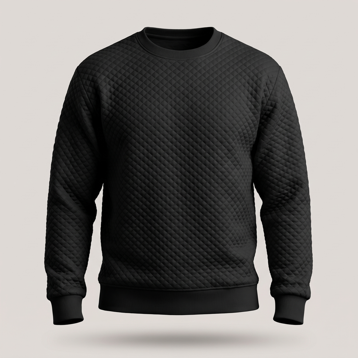Cedric Modern Square-Neck Jumper - Black