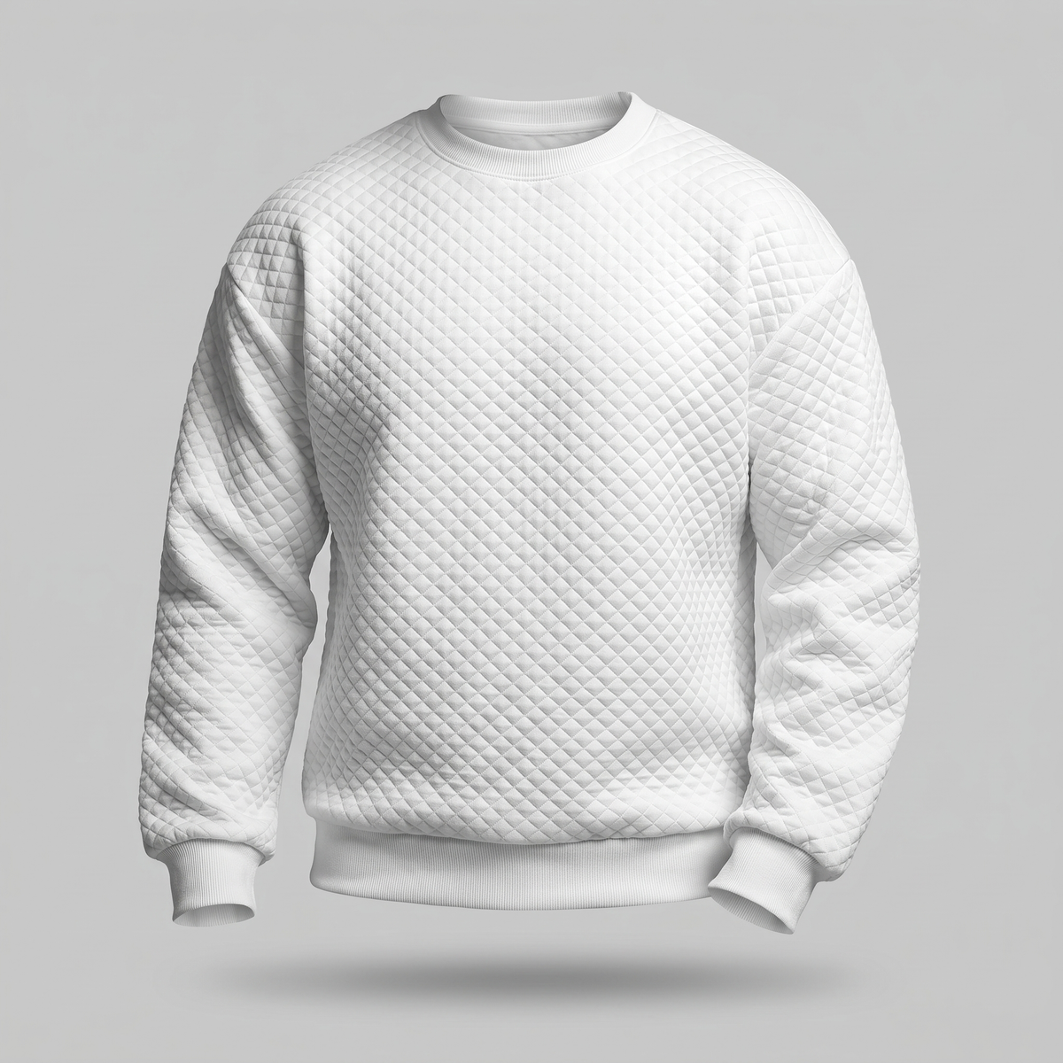 Cedric Modern Square-Neck Jumper - White