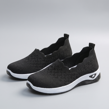 Celeste Comfort Walking Shoes - Black