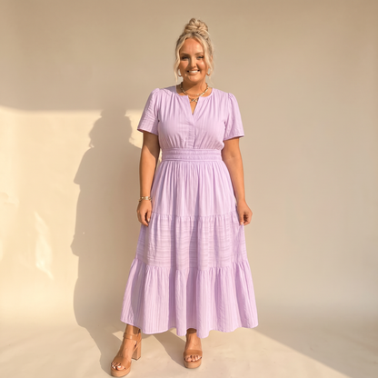 Celeste Relaxed Maxi Dress - Light Pink