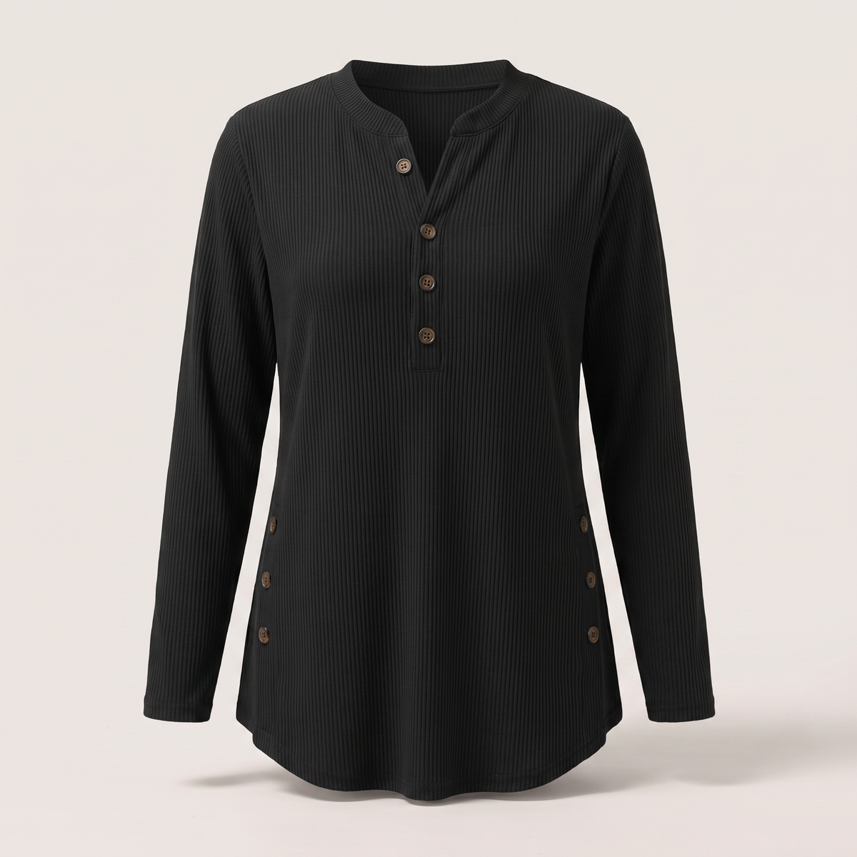 Celine Soft Collar Blouse - Black