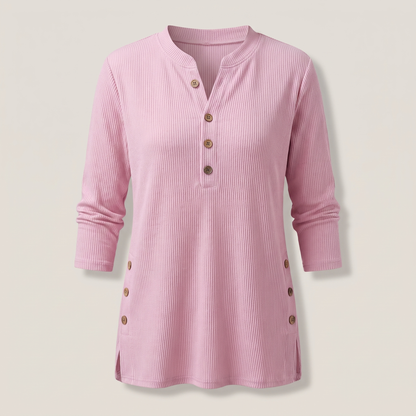 Celine Soft Collar Blouse - Pink
