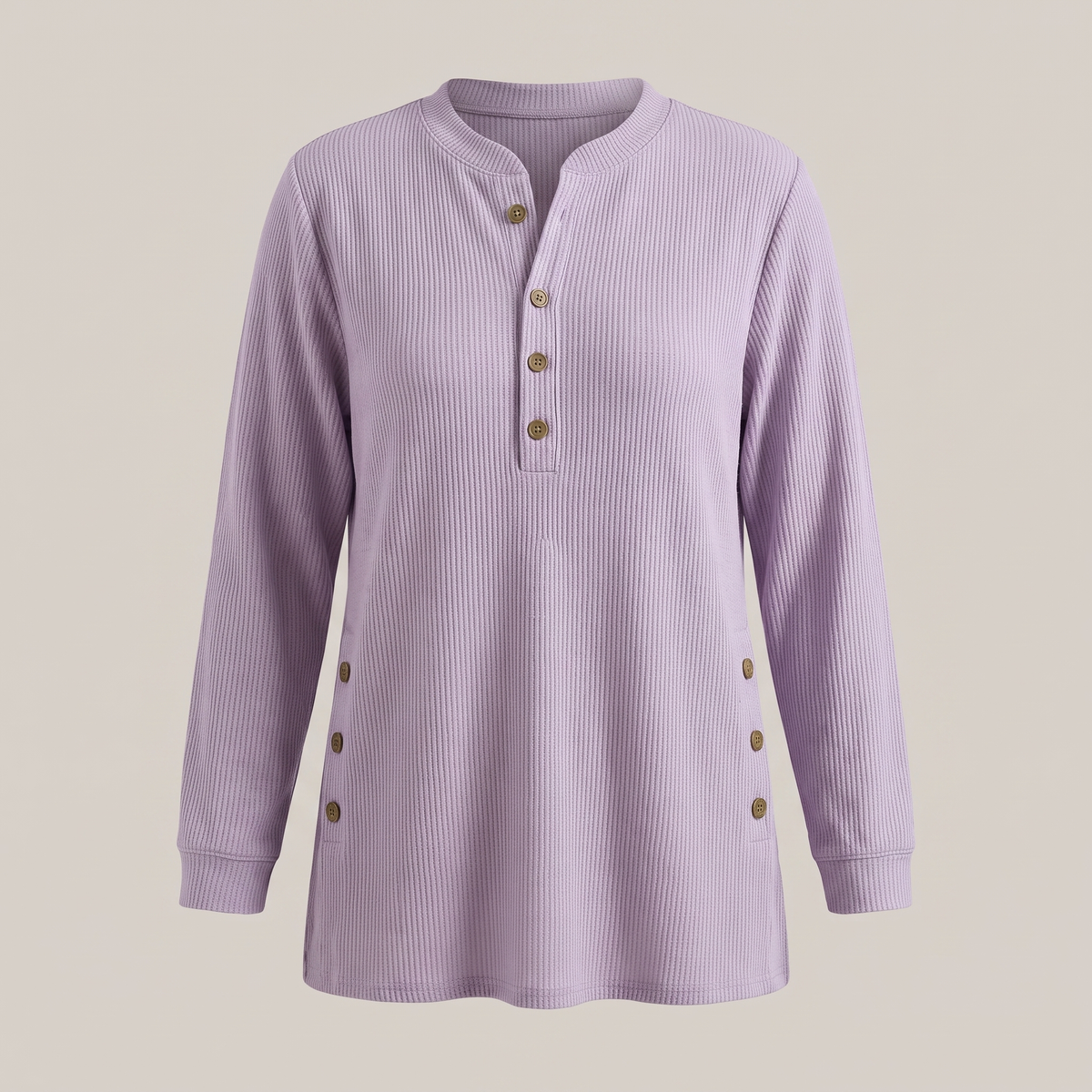 Celine Soft Collar Blouse - Purple