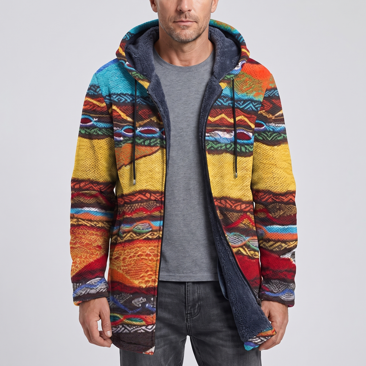 Check Patch Utility Shirt Jacket
